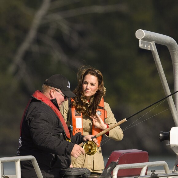 Le prince William et Kate Middleton, duc et duchesse de Cambridge, ont participé à bord du Highland Ranger à une partie de pêche pour la promotion de cette activité auprès des jeunes lors de leur visite de l'archipel Haida Gwaii le 30 septembre 2016, au septième et avant-dernier jour de leur tournée royale au Canada.