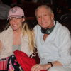 Hugh Hefner publie une photo avec sa femme Crystal Harris sur sa page Twitter, le 30 septembre 2016