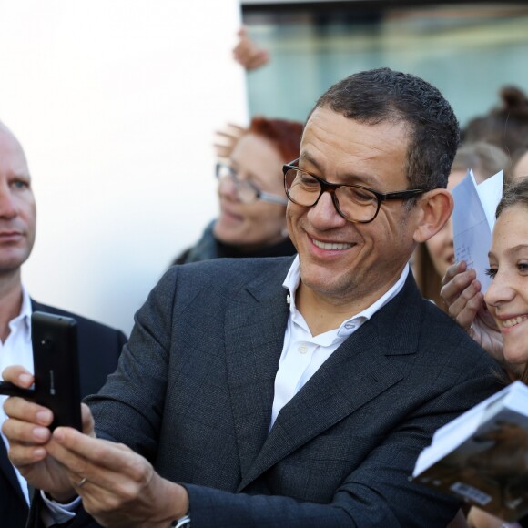 Un an après l'ouverture, le centre culturel de Lesquin a été rebaptisé "Centre culturel Dany Boon", en présence du comédien à Lesquin près de Lille le 1er octobre 2016.