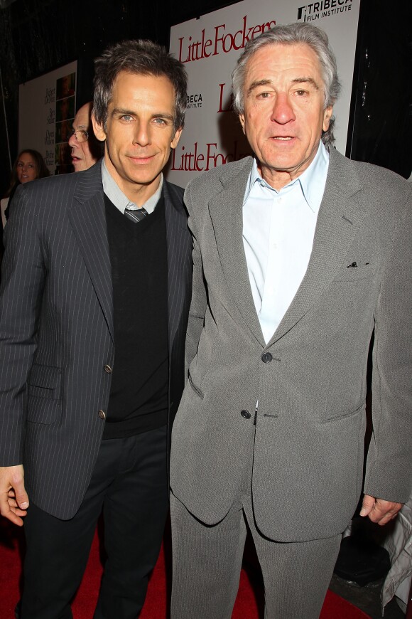 Ben Stiller et Robert De Niro lors de l'avant-première de Mon beau-père et nous à New York le 15 décembre 2010