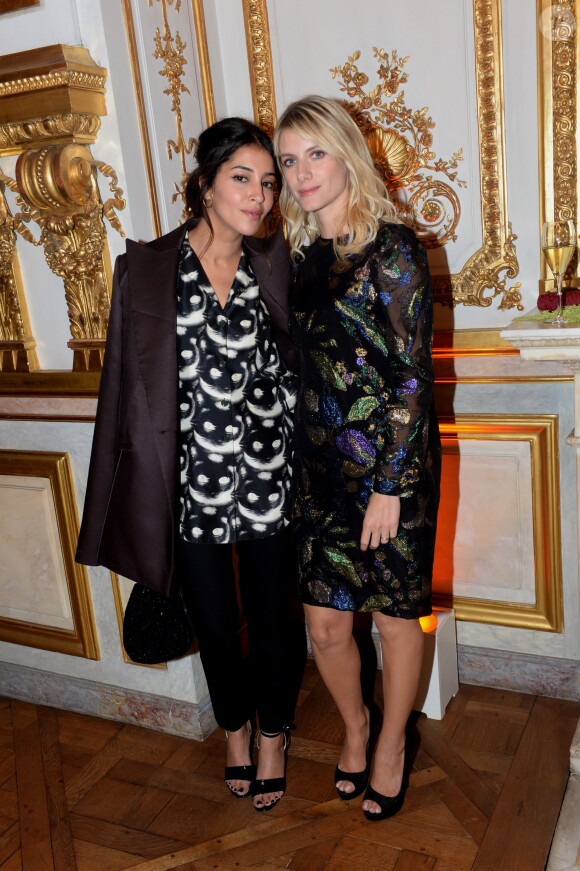 Leïla Bekhti et Mélanie Laurent - Cocktail/dîner Longchamp à la boutique Longchamp, rue Saint-Honoré, à Paris, France, le 4 octobre 2016, lors de la Fashion Week de Paris © Rachid Bellak/Bestimage