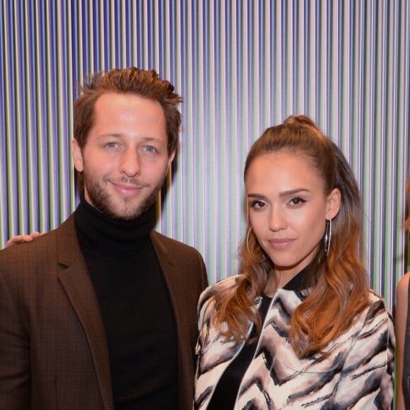 Guest, Elena Perminova, Jessica Alba et Alexa Chung - Cocktail/dîner Longchamp à la boutique Longchamp, rue Saint-Honoré, à Paris, France, le 4 octobre 2016, lors de la Fashion Week de Paris © Rachid Bellak/Bestimage