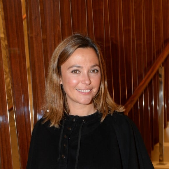 Sandrine Quétier - Cocktail/dîner Longchamp à la boutique Longchamp, rue Saint-Honoré, à Paris, France, le 4 octobre 2016, lors de la Fashion Week de Paris © Rachid Bellak/Bestimage