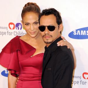 Jennifer Lopez et Marc Anthony à la soirée de charité "Hope For Children" à New-York le 7 juin 2011.