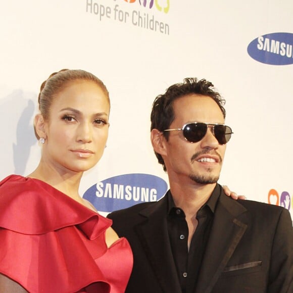 Jennifer Lopez et Marc Anthony à la soirée de charité "Hope For Children" à New-York le 7 juin 2011.