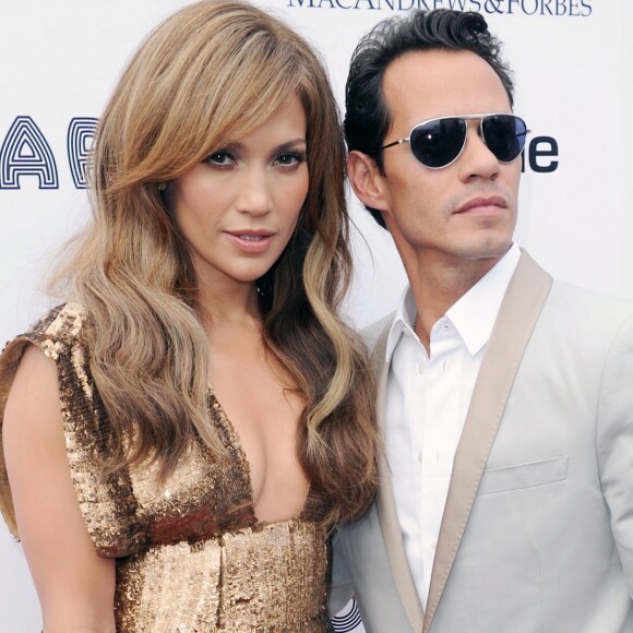 Jennifer Lopez et Marc Anthony à New-York le 14 juin 2010.