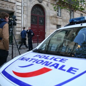 La Police Technique et Scientifique à l'hôtel de Pourtalès à Paris le 3 octobre 2016.