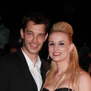 Elodie Gossuin et son mari Bertrand Lacherie lors des 13e NRJ Music Awards a Cannes le 28 janvier 2012.