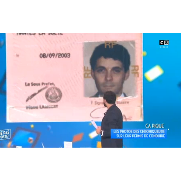 "Touche pas à mon poste", le 30 septembre 2016 sur C8. Ici Thierry Moreau.