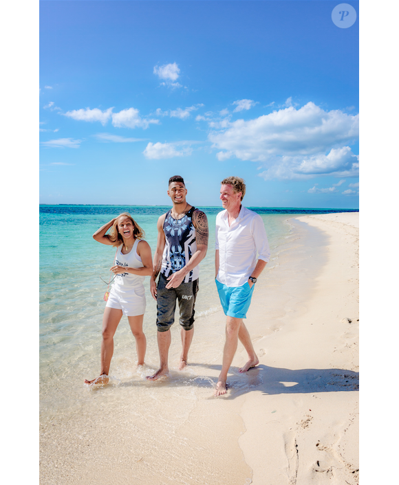 Tony Yoka et Estelle Mossely en vacances à l'îla Maurice, au Dinarobin Beachcomber Golf Resort & Spa, octobre 2016. ©Beachcomber Hotels & Resorts