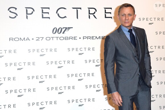 Daniel Craig - Photocall du film "007 Spectre" lors de l'avant-première à Rome, le 27 octobre 2015.