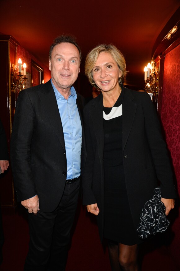 Photo : Julien Lepers et Valérie Pécresse - Générale de la pièce 