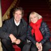 Gérard Leclerc et sa femme Julie Leclerc - Générale de la pièce "À droite, à gauche" au Théâtre des Variétés à Paris le 12 octobre 2016. © Coadic Guirec/Bestimage