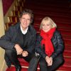 Gérard Leclerc et sa femme Julie Leclerc - Générale de la pièce "À droite, à gauche" au Théâtre des Variétés à Paris le 12 octobre 2016. © Coadic Guirec/Bestimage