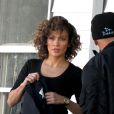 Jennifer Lopez sur le tournage de "Shades of Blue" à New York, le 15 septembre 2016.