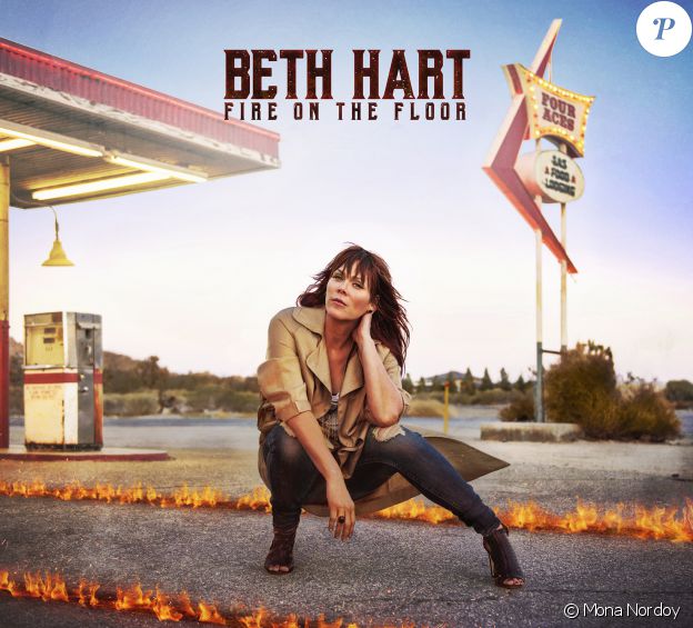 Beth Hart photographiée par Mona Nordoy pour l'album Fire on the Floor, octobre 2016.