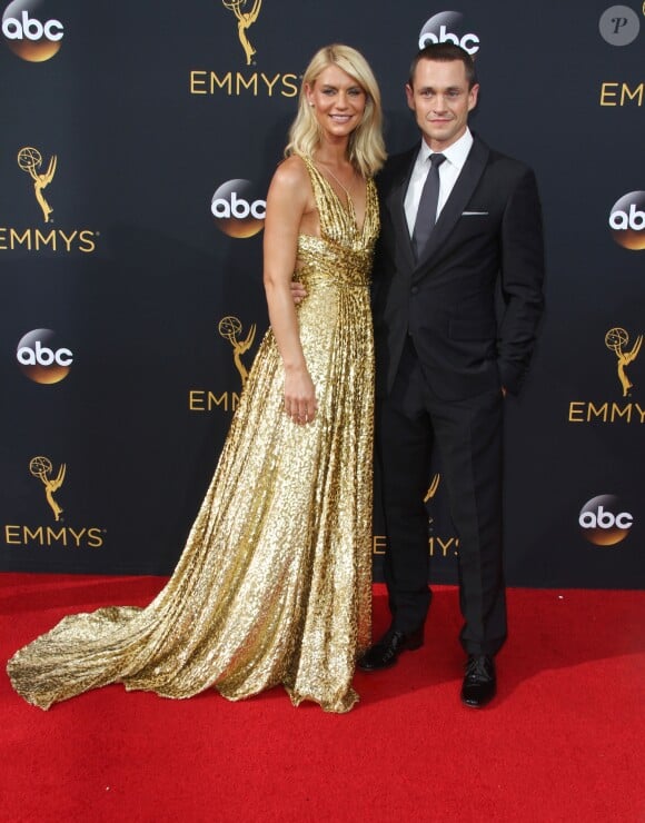 Claire Danes et son mari Hugh Dancy - 68ème cérémonie des Emmy Awards au Microsoft Theater à Los Angeles, le 18 septembre 2016.