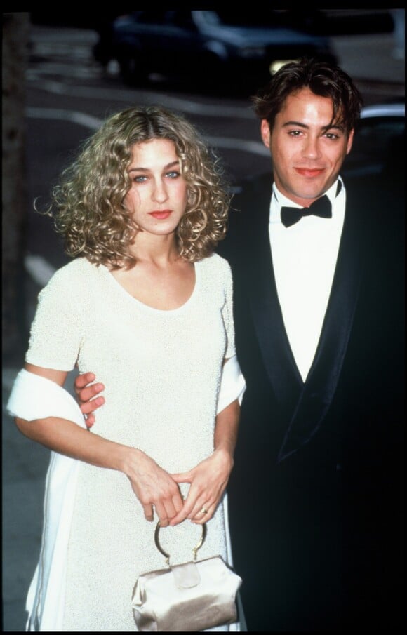Robert Downey et Sarah Jessica Parker lors d'une soirée en 1991