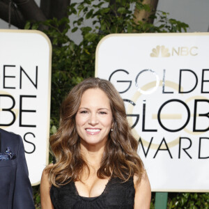 Robert Downey Jr et sa femme Susan à La 72ème cérémonie annuelle des Golden Globe Awards à Beverly Hills, le 11 janvier 2015.