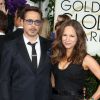 Robert Downey Jr. et sa femme Susan Levin à La 72ème cérémonie annuelle des Golden Globe Awards à Beverly Hills, le 11 janvier 2015.