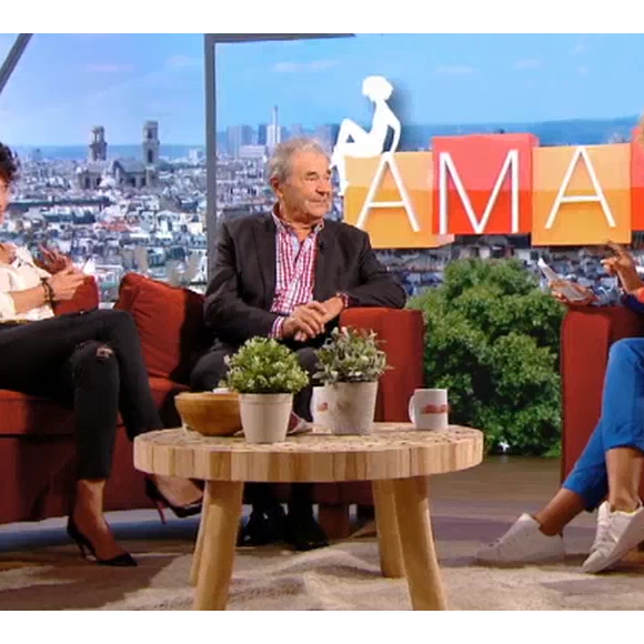 Linda Hardy invitée de l'émission "Amanda" de France 2, le 18 octobre 2016.