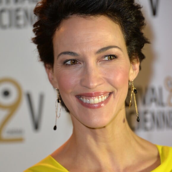 Linda Hardy lors du photocall de la cérémonie de clôture du 6ème festival de Valenciennes le 19 mars 2016.