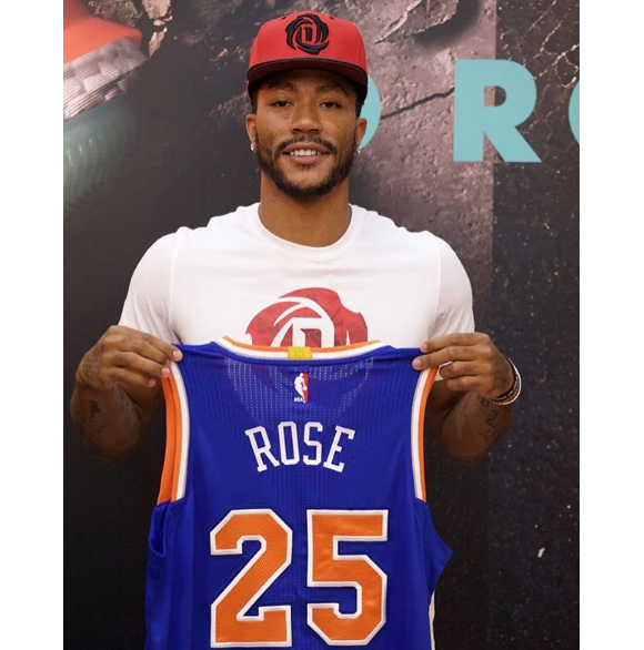 Derrick Rose, nouvelle recrue des Knicks.