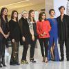 La star Eva Longoria présente sa collection pour The Limited au centre commercial Posnania à Poznan, en Pologne, le 19 octobre 2016