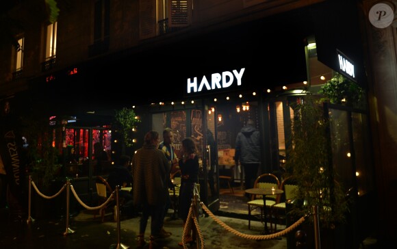 Exclusif - Illustration façade du restaurant - Soirée de lancement du restaurant "Hardy" le 18 octobre 2016.
