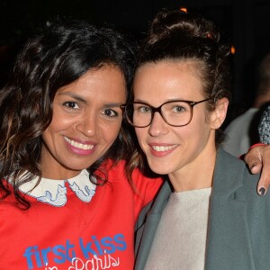 Exclusif - Laurence Roustandjee et Lorie - Soirée de lancement du restaurant "Hardy" le 18 octobre 2016.