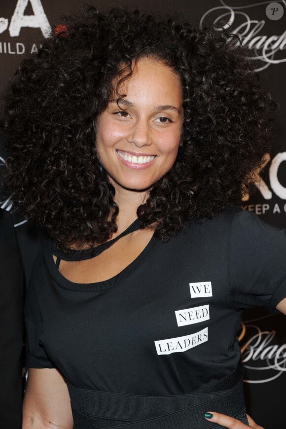 Alicia Keys au gala de sa fondation "Keep a Child Alive" à New York City, le 19 octobre 2016