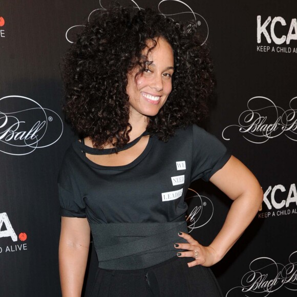 Alicia Keys au gala de sa fondation "Keep a Child Alive" à New York City, le 19 octobre 2016