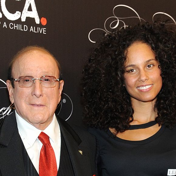 Clive Davis et Alicia Keys au gala de sa fondation "Keep a Child Alive" à New York City, le 19 octobre 2016
