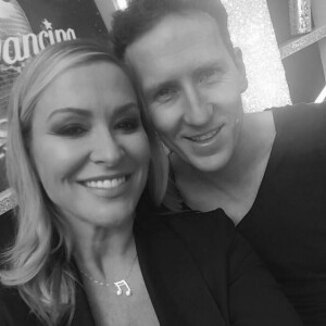 Anastacia et son partenaire Brendan Cole. Twitter, octobre 2016