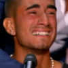 Michael en larmes - "Incroyable Talent 2016" sur M6. Le 25 octobre 2016.
