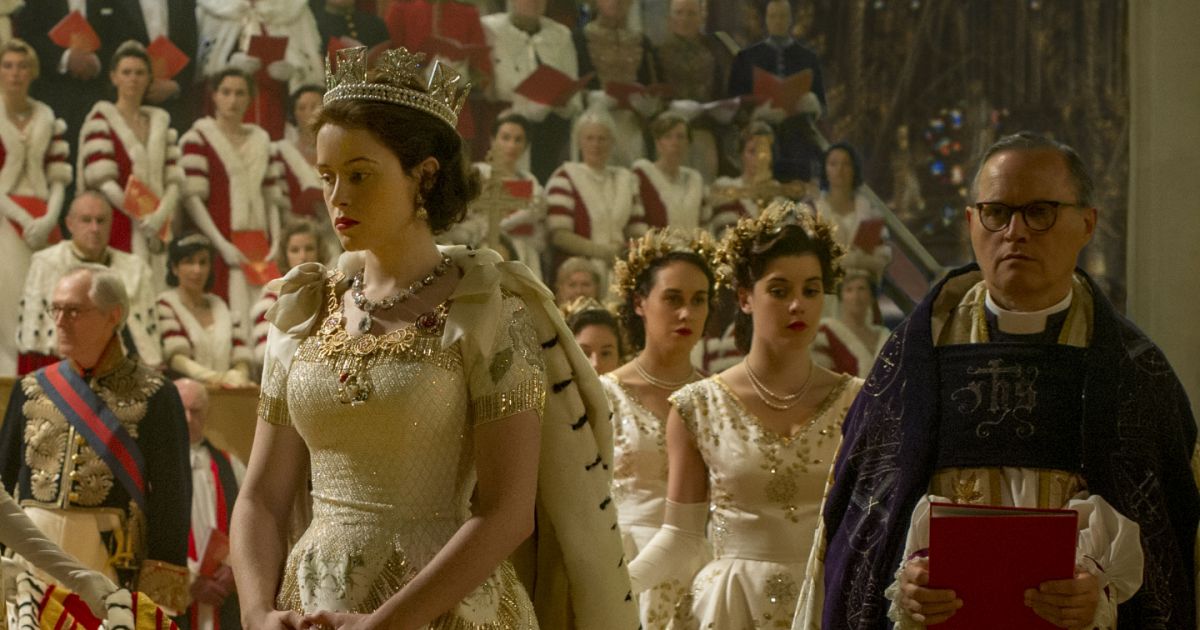 Image Du Couronnement De La Reine Elisabeth Ii Dans The Crown Une S Rie Originale Netflix