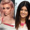 Kylie Jenner : à gauche en octobre 2016, à droite en mai 2012.