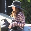 Megan Fox avec son fils Journey pour se rendre dans le salon de coiffure AndyLeCompte à Los Angeles le 29 septembre 2016.