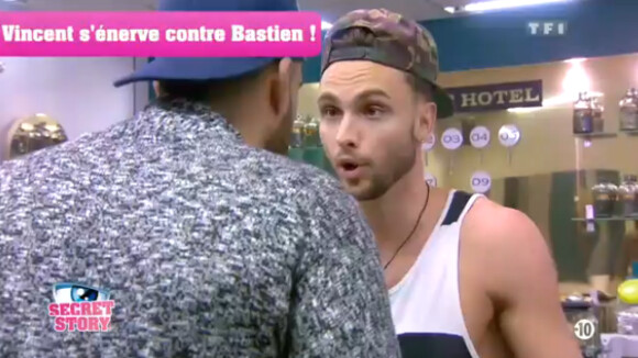 Secret Story 10 : Vincent Queijo clashe violemment Bastien !