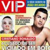 Couverture de VIP avec Cristiano Ronaldo accro au botox.