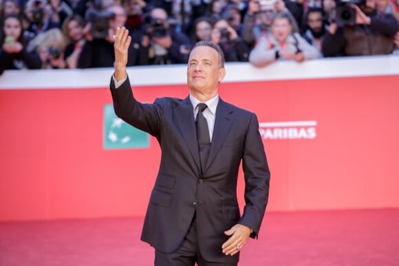 Tom Hanks sur le tapis rouge lors du 11ème Festival du Film de Rome. Le 13 octobre 2016