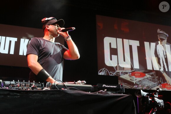 Dj Cut Killer (Anouar Hajoui) à l'ouverture, en avant-première, du "Paris Games Week" au Parc des Exposition de la porte de Versailles, à Paris, le 26 octobre 2016.