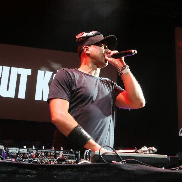 Dj Cut Killer (Anouar Hajoui) à l'ouverture, en avant-première, du "Paris Games Week" au Parc des Exposition de la porte de Versailles, à Paris, le 26 octobre 2016.