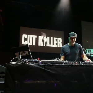 Dj Cut Killer (Anouar Hajoui) à l'ouverture, en avant-première, du "Paris Games Week" au Parc des Exposition de la porte de Versailles, à Paris, le 26 octobre 2016.