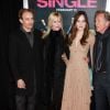Jesse Johnson, Melanie Griffith, Dakota Johnson, Don Johnson - Première du film "How To Be Single" à New York. Le 3 février 2016