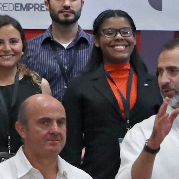 Le roi Felipe VI d'Espagne à Carthagène des Indes en Colombie le 28 octobre 2016