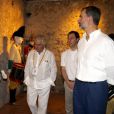  Le roi Felipe VI d'Espagne à Carthagène des Indes en Colombie le 28 octobre 2016 