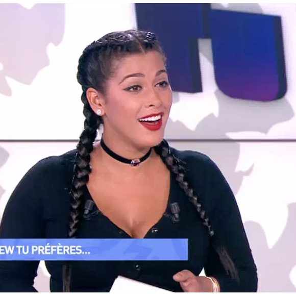 Jaja très bien payé par Ayem pour la coiffer ? Le duo fait des confidences dans le "Mad Mag" sur NRJ12. Le 28 octobre 2016.