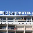 Exclusif - Tournage du film policier "36 Heures à tuer", le nom provisoire du prochain film de Tristan Aurouet, à Cannes, sur le toit du Grand Hotel, le 11 février 2014.