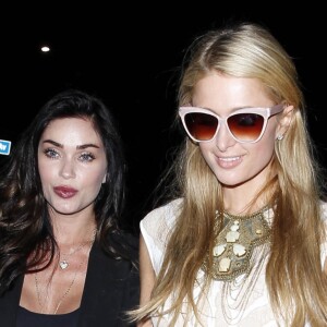 Paris Hilton et Jasmine Waltz se rendent au club Warwick à Los Angeles, le 7 mai 2014